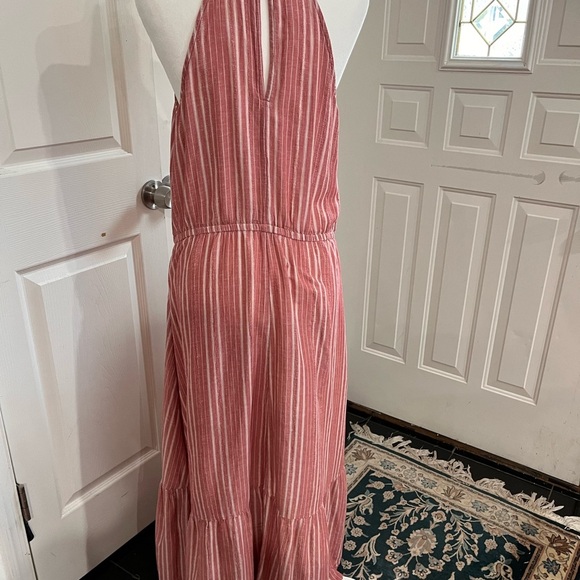 Old Navy Striped Maxi Dress in Pink and White L - Picture 4 of 9
